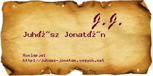 Juhász Jonatán névjegykártya